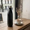 Intirilife Isolierkanne in SCHWARZ – 1 Liter Edelstahl Produktbild-Vorschau 2