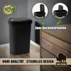 Mülleimer 50 Liter Schwing & Klappdeckel schwarz Küche Produktbild-Vorschau 5