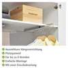 WENKO šatní výsuvná skříň na 8 košil Věšák na oblečení pro Náhled obrázku produktu 2