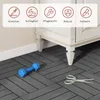 WOLTU GTF001gr WPC Terrassenfliesen Terrassendielen Fliese Produktbild-Vorschau 5