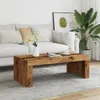 vidaXL Konferenční stolek vzhled starého dřeva 102x50x35 cm Náhled obrázku produktu 3