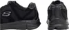 Two views of a black Skechers shoe. Podgląd zdjęcia produktu