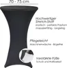 heimtexland ® Stehtischhusse Event Deko Stretch Husse Produktbild-Vorschau 3