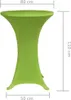 vidaXL Rozciągliwy pokrowiec na stół 2 szt. 80 cm zielony Podgląd zdjęcia produktu 5