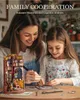 A mother and daughter are assembling a miniature bookshelf model. Náhled obrázku produktu