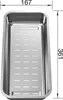 BLANCO 223077, Edelstahl, Edelstahl, 361 mm, 167 mm Produktbild-Vorschau 1