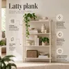 Mica Decorations Latty Plank Beige - Open Boekenkast met Productafbeelding-voorbeeld 2