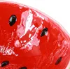 Schale 15x6cm Keramik in Wassermelone Form Rot / Grün Produktbild-Vorschau 5