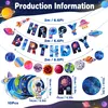 Kindergeburtstag Deko Set Weltraum Motiv Dekorationen Produktbild-Vorschau 3