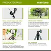 Mantona Armadillo 28 cm Mini Fotostativ, flexibles Pocket Produktbild-Vorschau 3