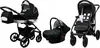 BabyLux® Largo | Kocárek 3v1 Set | Black Dots | Kombinovaný Náhled obrázku produktu 1