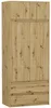 Skříň šatna s nástavcem 90x234 cm FRAMIRE B-9-NTIP artisan Náhled obrázku produktu 1