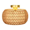 Lampada da soffitto in rattan intrecciato a mano stile Anteprima dell’immagine prodotto 13