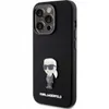 Karl Lagerfeld Silikon Ikonik Metall Pin - iPhone 15 Pro Produktbild-Vorschau 2