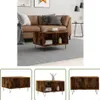 The Living Store Couchtisch Räuchereiche 60x50x36,5 cm Produktbild-Vorschau 1
