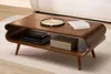 Miliboo - Design-Couchtisch Nussbaum TAKLA Produktbild-Vorschau 2