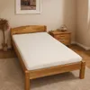 Einzelbett Eiche massiv geölt Holzbett Bett 90x200 #4521 Produktbild-Vorschau 4