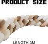 3M Tour de Lit Coussin Serpent Coussin Tressé Pare-chocs Produktbild-Vorschau 5