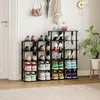 Relaxdays, scaffale per scarpe, 6 ripiani, dimensioni: 91 x Anteprima dell’immagine prodotto 5