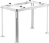 A white metal stand for an air conditioning unit, shown against a white background. Anteprima dell’immagine prodotto