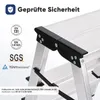 Sekey Trittleiter 3 Stufen klappbar aus Aluminium, bis 150 Produktbild-Vorschau 5