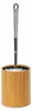 Relaxdays WC-Bürstenhalter Bambus, HxBxT:33x10,4x10,4cm, Produktbild-Vorschau 1