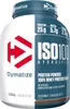 A product shot of a Dymatize ISO 100 Hydrolyzed Whey Protein Isolate powder container. Náhľad obrázku produktu