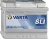 A Varta car battery is shown against a light gray background. Produktbild-Vorschau