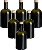 gouveo 6er Set Glasflaschen 500 ml Klassik Antik mit Korken Produktbild-Vorschau 1