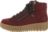 A single red boot with a brown sole against a white background. Produktbild-Vorschau