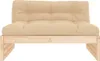 vidaXL Mittelsofa 120x80 cm Massivholz Kiefer Produktbild-Vorschau 2