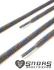 SNORS Sicherheitssenkel rund - GRAU / BLAU - 5mm - 180cm Produktbild-Vorschau 2