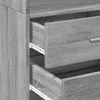 Highboard Grau Sonoma 45x42,5x185 cm Holzwerkstoff Produktbild-Vorschau 7