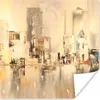MuchoWow® Poster Gemälde - Öl - Abstrakt - Skyline 75x75 cm Produktbild-Vorschau 1