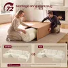 VASAGLE U-Form Sofa 6-Sitzer Modulares Cord Sofa mit Kissen Produktbild-Vorschau 5