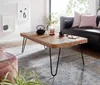 FineBuy Couchtisch Akazie Massivholz 115 cm · Rechteckiger Produktbild-Vorschau 2