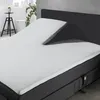 Eleganzzz Split-Topper-Spannbetttuch Perkal – Grau  – Produktbild-Vorschau 3