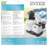 The image shows the packaging of an INTEX Sand Filter Pump, with the product itself partially visible. Anteprima dell’immagine prodotto