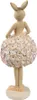 Clayre & Eef Dekorationsfigur Kaninchen 9x7x22 cm Beige Produktbild-Vorschau 3