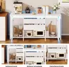 Credenza ProximaX con 4 ante e 2 cassetti, bianco lucido, Anteprima dell’immagine prodotto 6