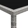 vidaXL Tavolo da pranzo da giardino grigio 200x150x74 cm in Anteprima dell’immagine prodotto 2