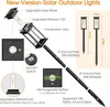 Diagram showing the components and features of solar outdoor lights. Produktbild-Vorschau