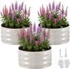 VEVOR Hochbeet Metall 3er-Pack φ60x30 cm, Rundes Produktbild-Vorschau 1