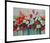 MuchoWow® Gerahmtes Poster Malerei - Ölgemälde - Blumen Produktbild-Vorschau 1