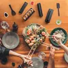Sushi Maker Kit 10 Stück DIY Sushi Set 5 Formen Sushi Maker Produktbild-Vorschau 3