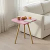 Carenza Home Beistelltisch Rosa 34x45 cm Holzbeine Produktbild-Vorschau 1