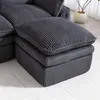 MODFU 3-Sitzer Sofa,Modulares Sofa mit 1 Hockern,Big Sofa Produktbild-Vorschau 9