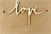 Cake Topper Love Holz 23x16cm natur Produktbild-Vorschau 5