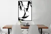 MuchoWow® Gerahmtes Poster Farbe - Schwarz - Abstrakt 60x90 Produktbild-Vorschau 2