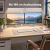 24W Schreibtischlampe Led Klemmbar, 80CM Weiß Monitor Lampe Produktbild-Vorschau 9